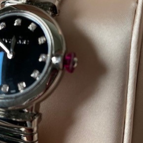 BVLGARI LVCEA Tubogas Quartz Diamond Black Dial - Picture 4 of 8